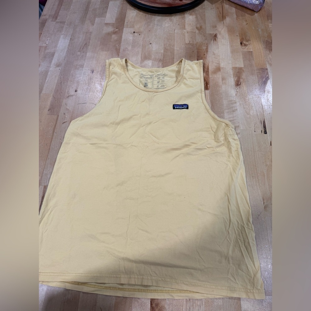 Patagonia Organic Cotton Yellow Tank